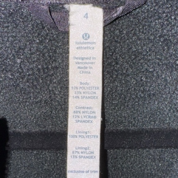 LULULEMON Special Edition Uba Hoodie Reflective Black Fitted Jacket Size 4 - Picture 7 of 12